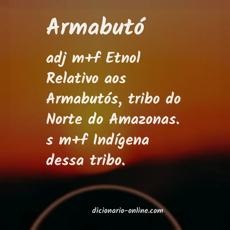 Significado de armabutó