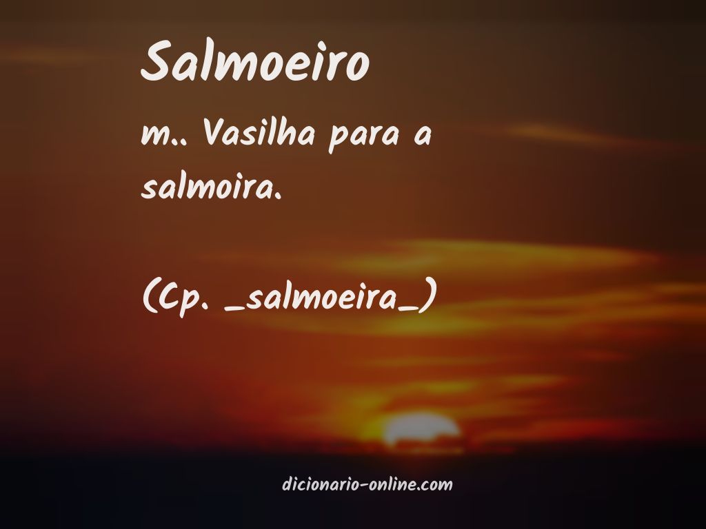 Significado de salmoeiro