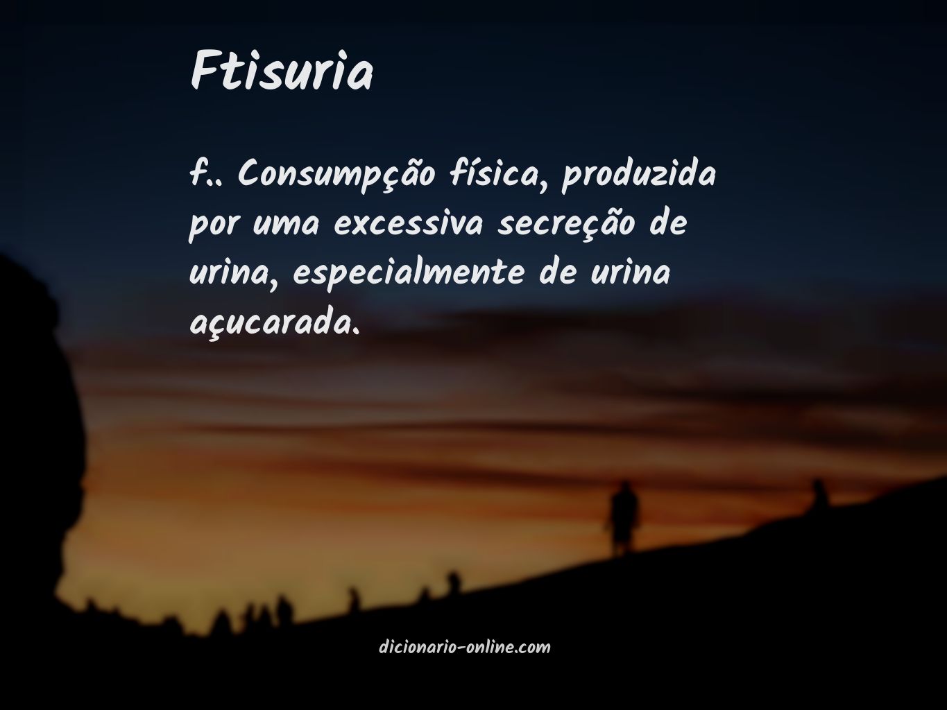 Significado de ftisuria