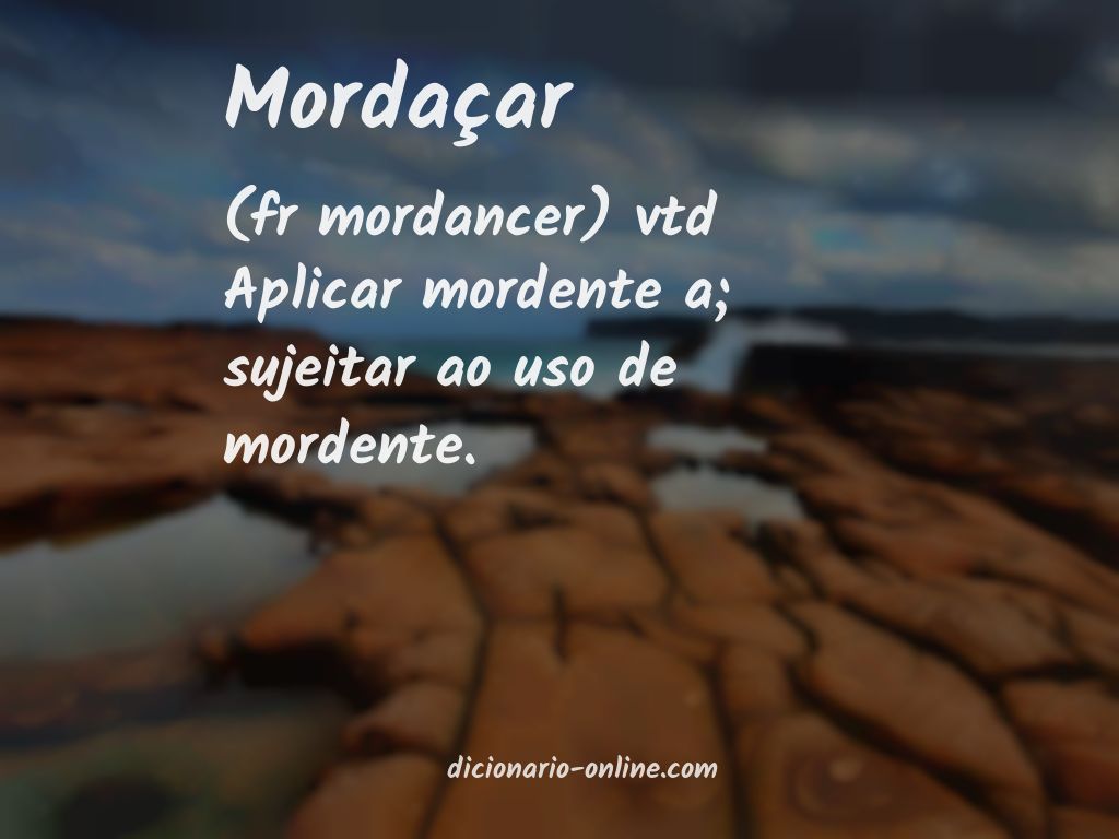 Significado de mordaçar