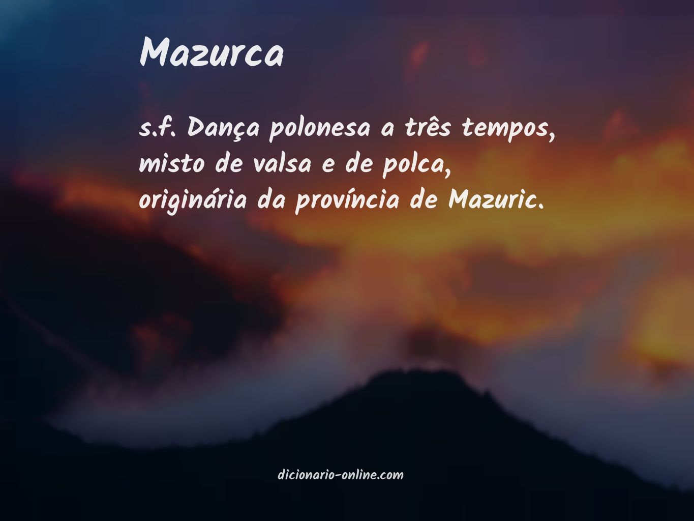 Significado de mazurca