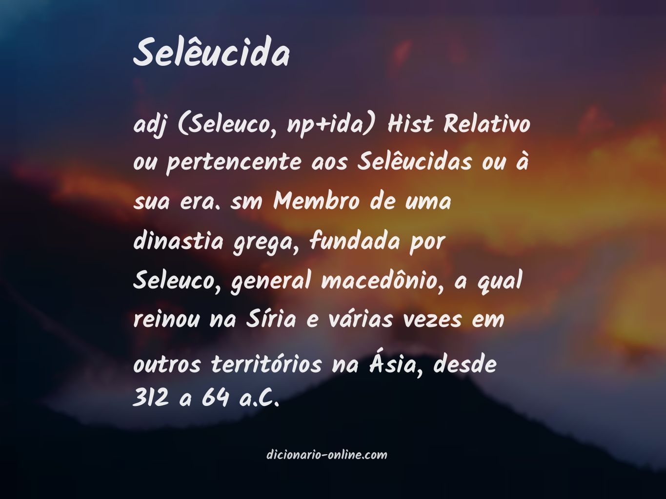 Significado de selêucida