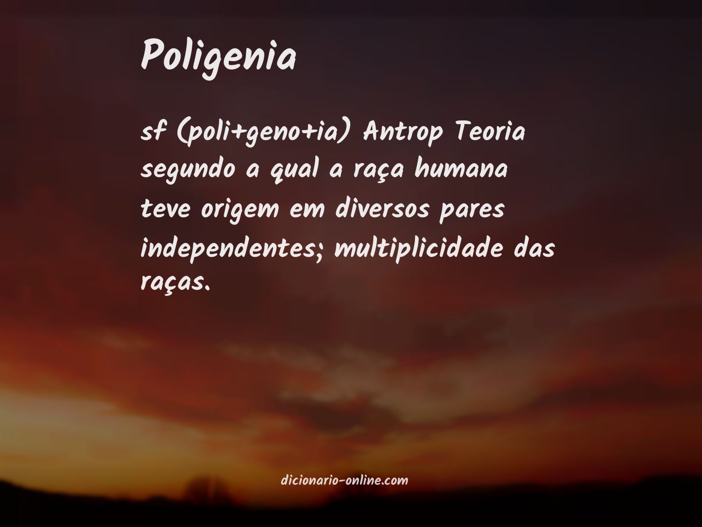 Significado de poligenia