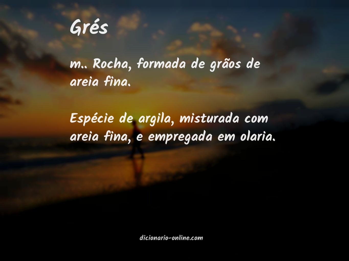 Significado de grés