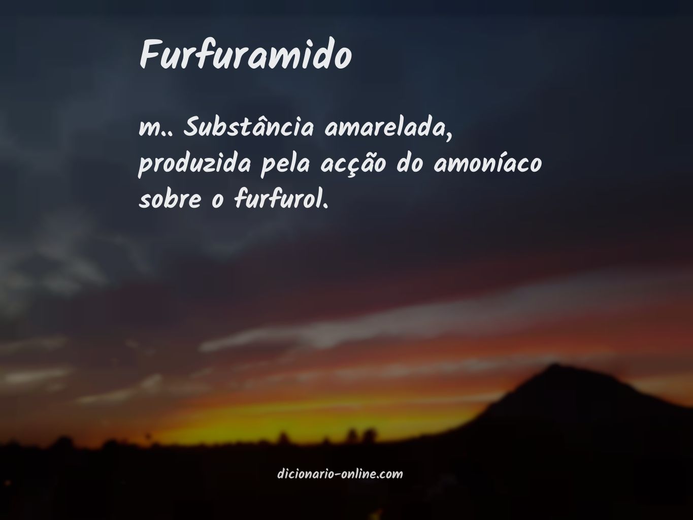 Significado de furfuramido