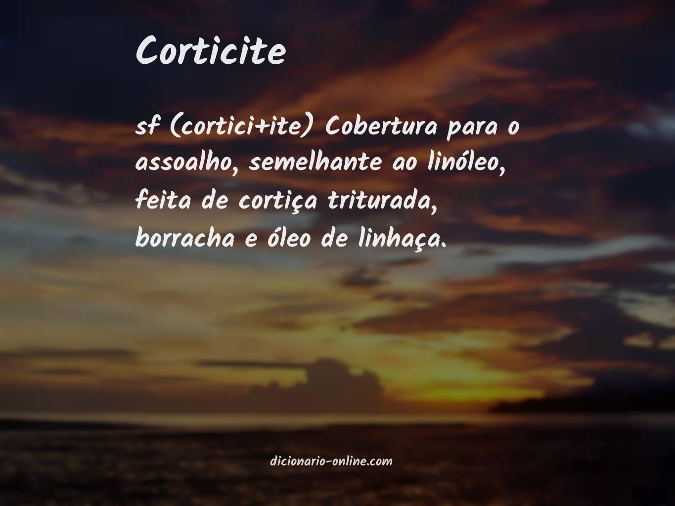 Significado de corticite