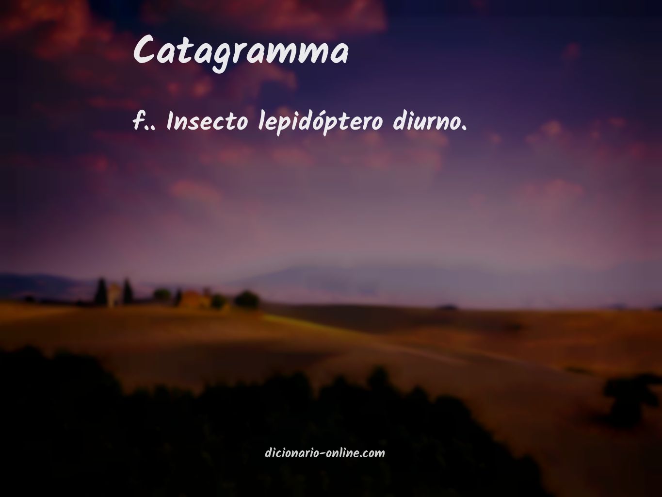 Significado de catagramma