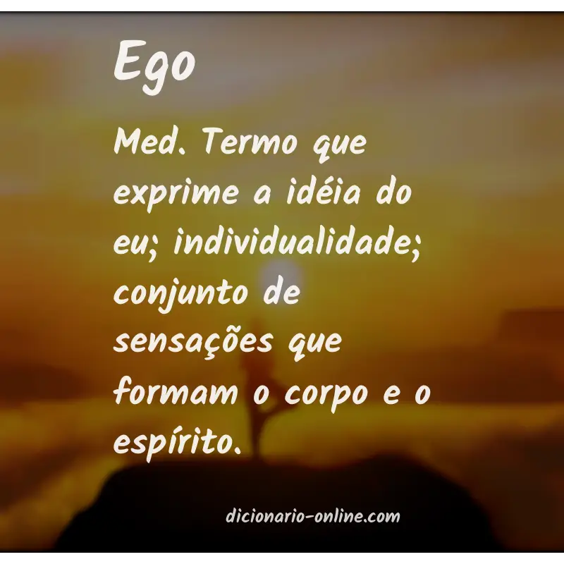 Significado de ego