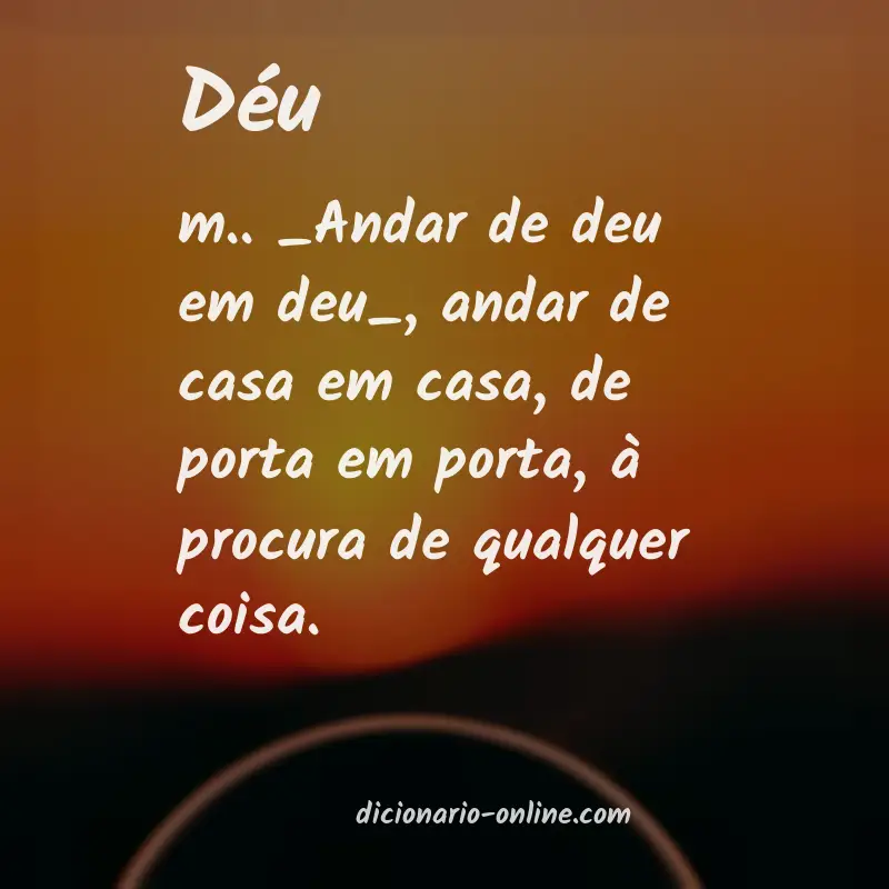 Significado de déu