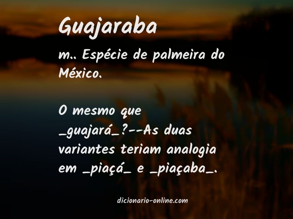 Significado de guajaraba