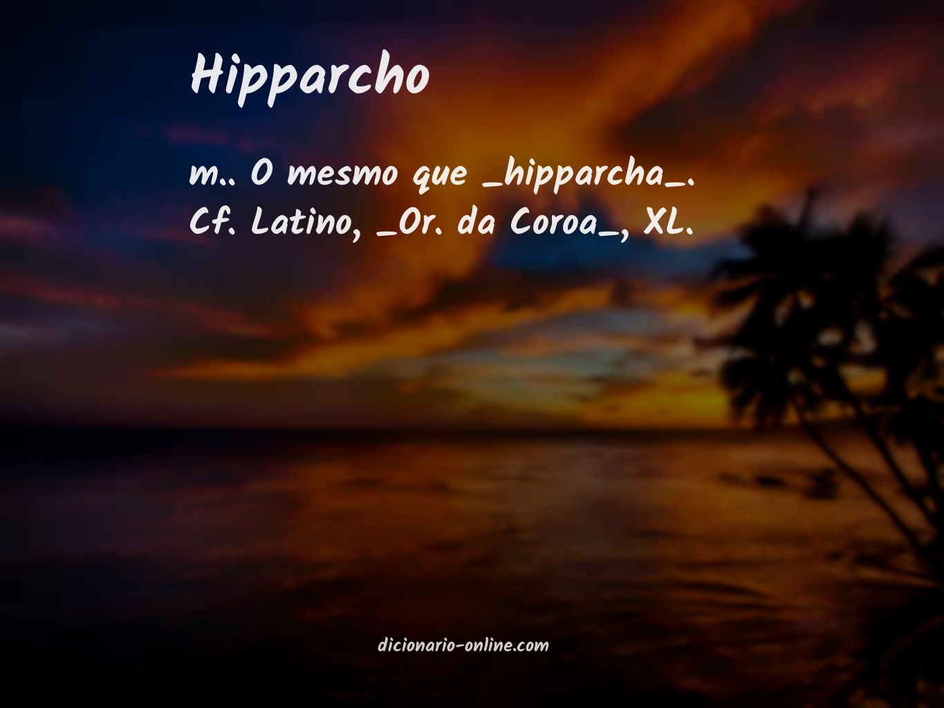 Significado de hipparcho