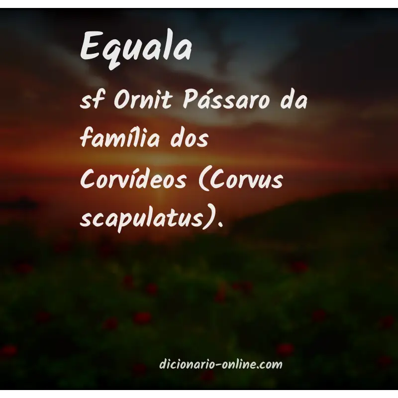 Significado de equala