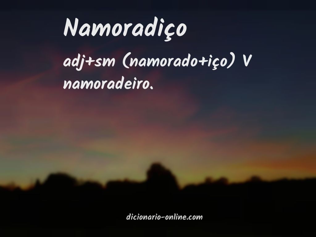 Significado de namoradiço