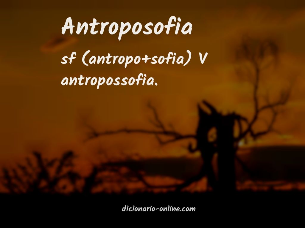 Significado de antroposofia