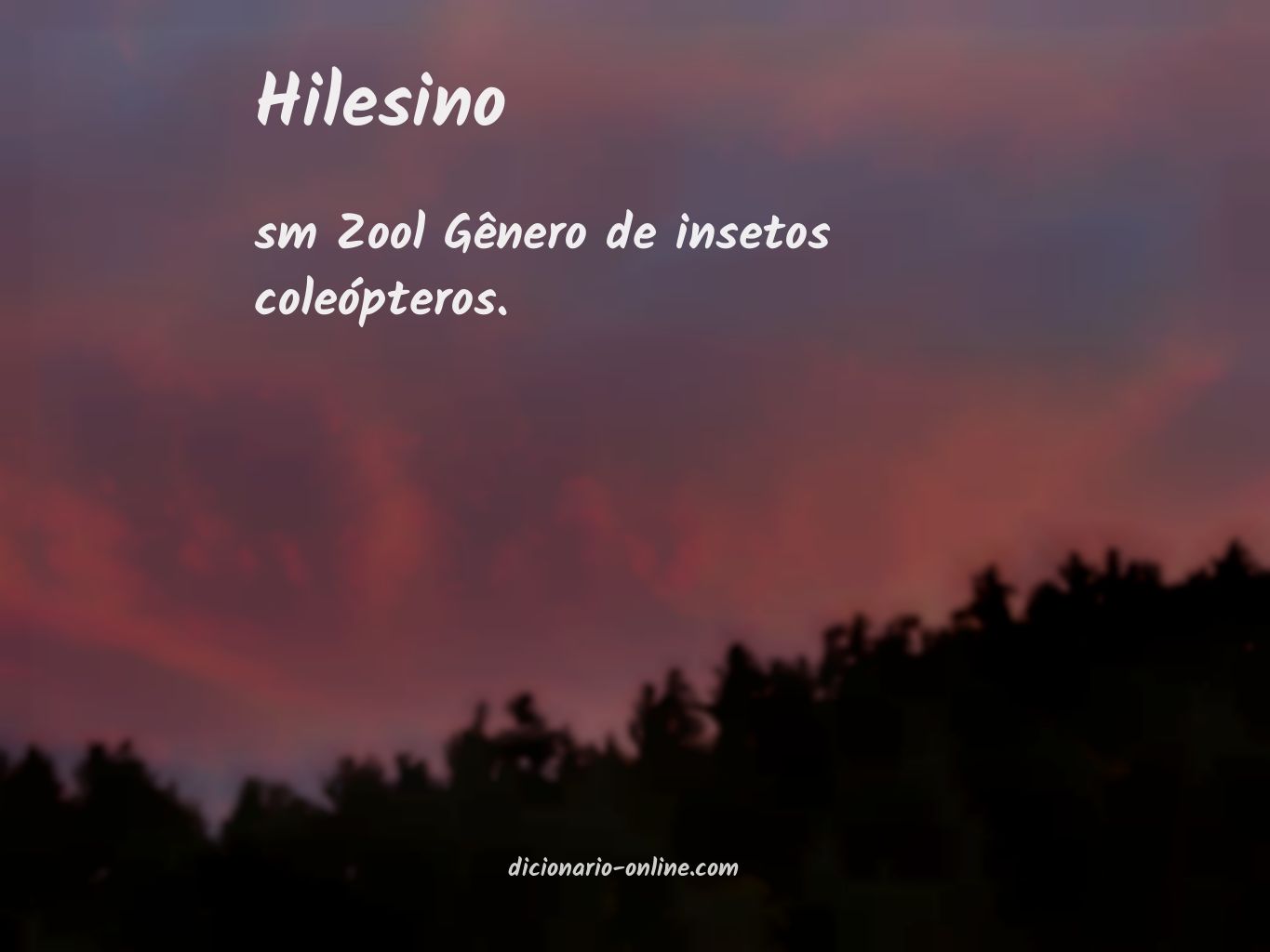 Significado de hilesino