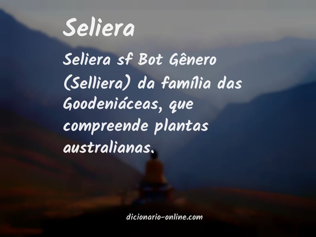 Significado de seliera