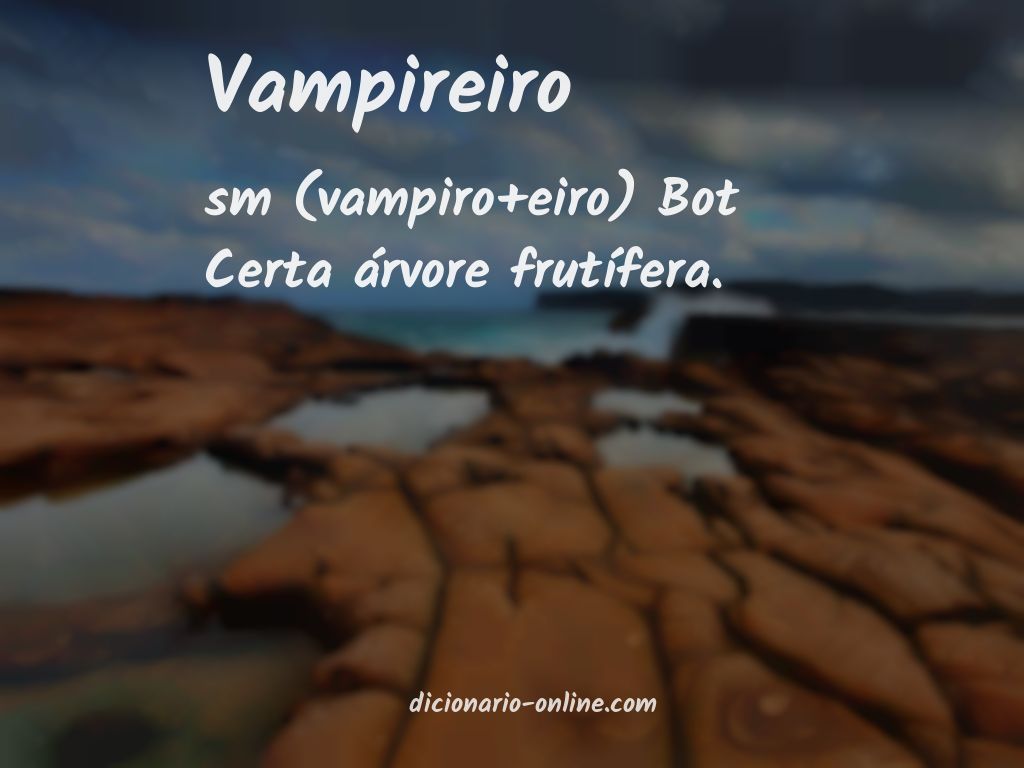 Significado de vampireiro