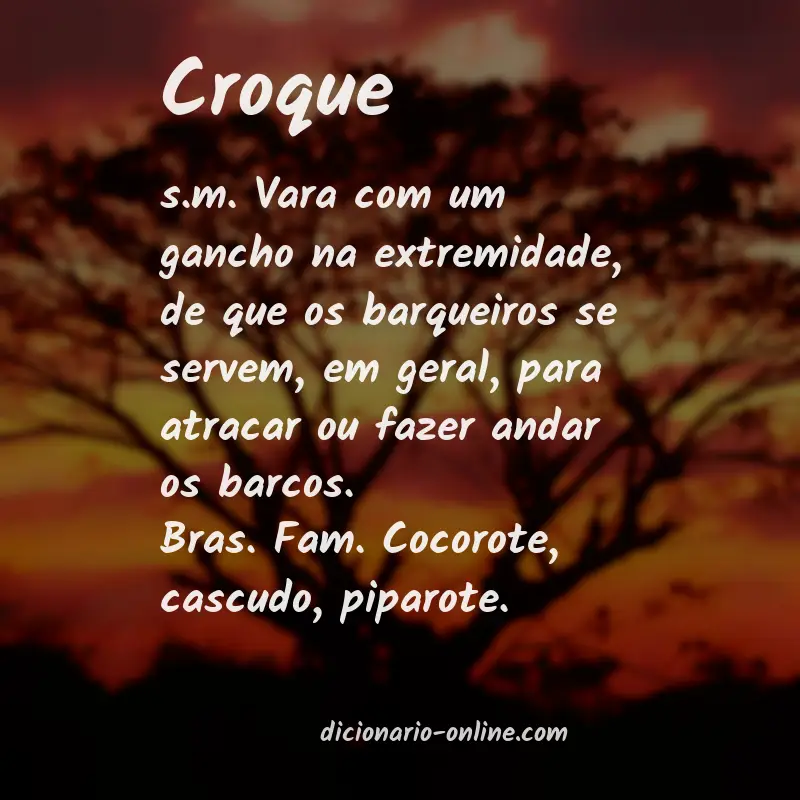 Significado de croque