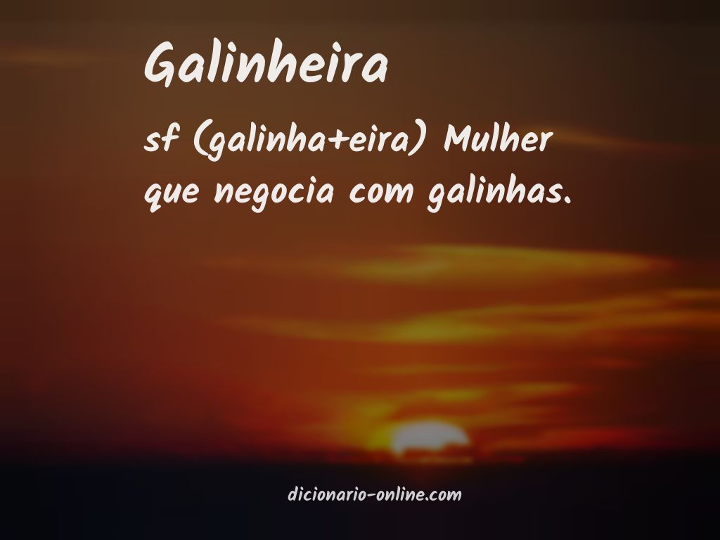 Significado de galinheira