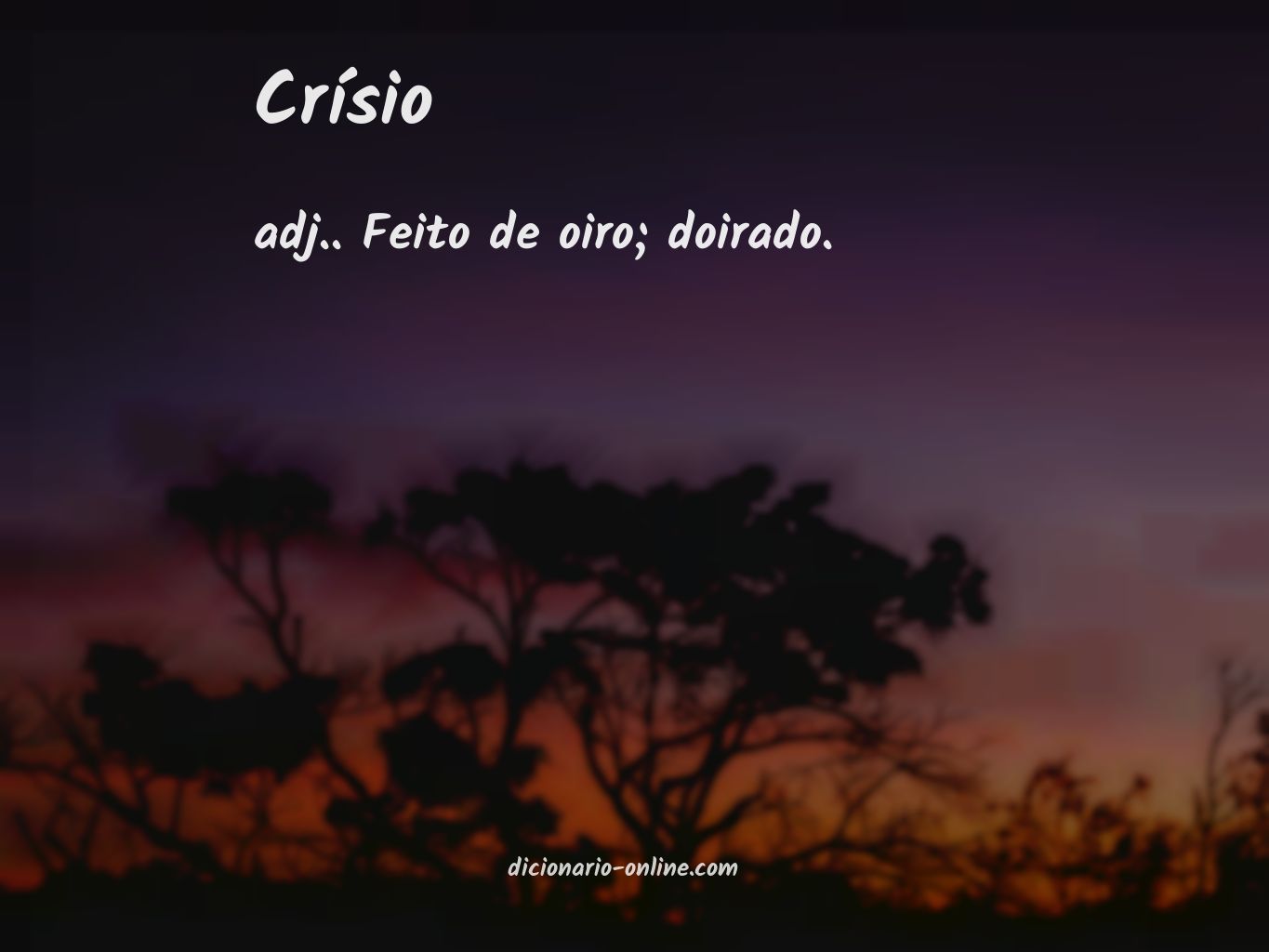 Significado de crísio