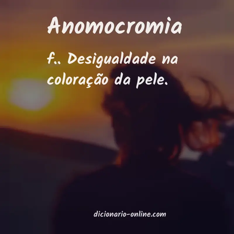 Significado de anomocromia
