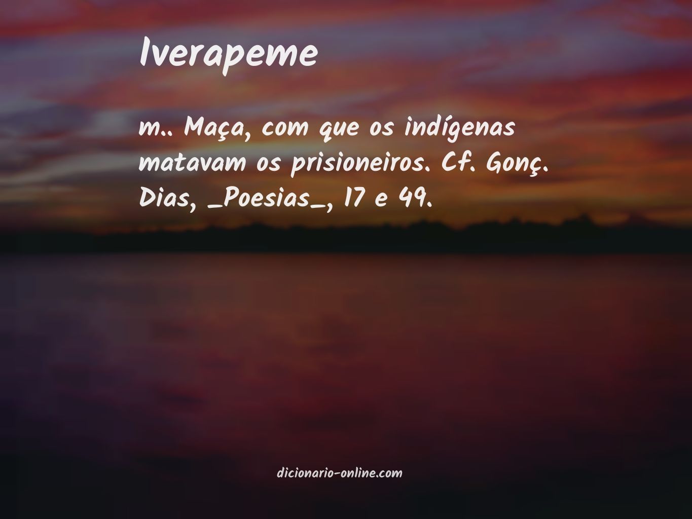 Significado de iverapeme