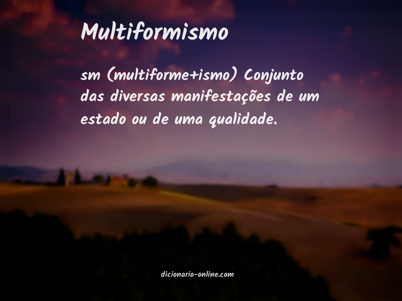 Significado de multiformismo
