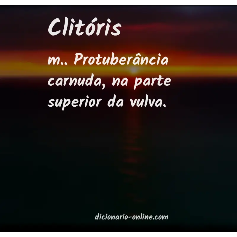 Significado de clitóris