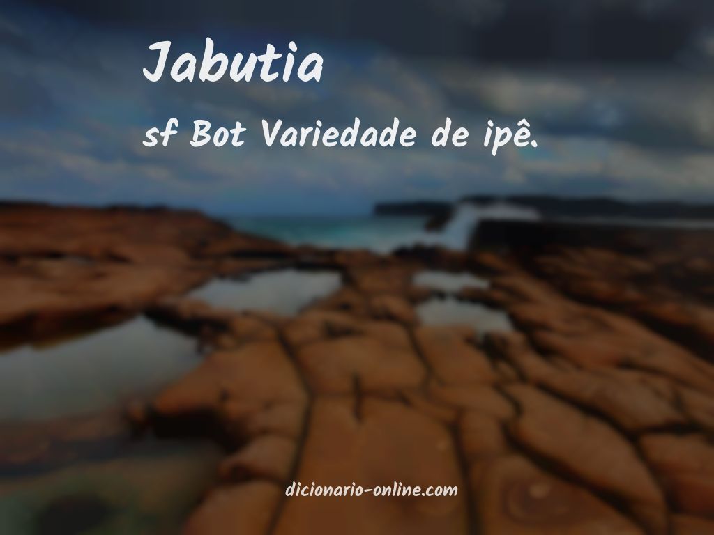 Significado de jabutia