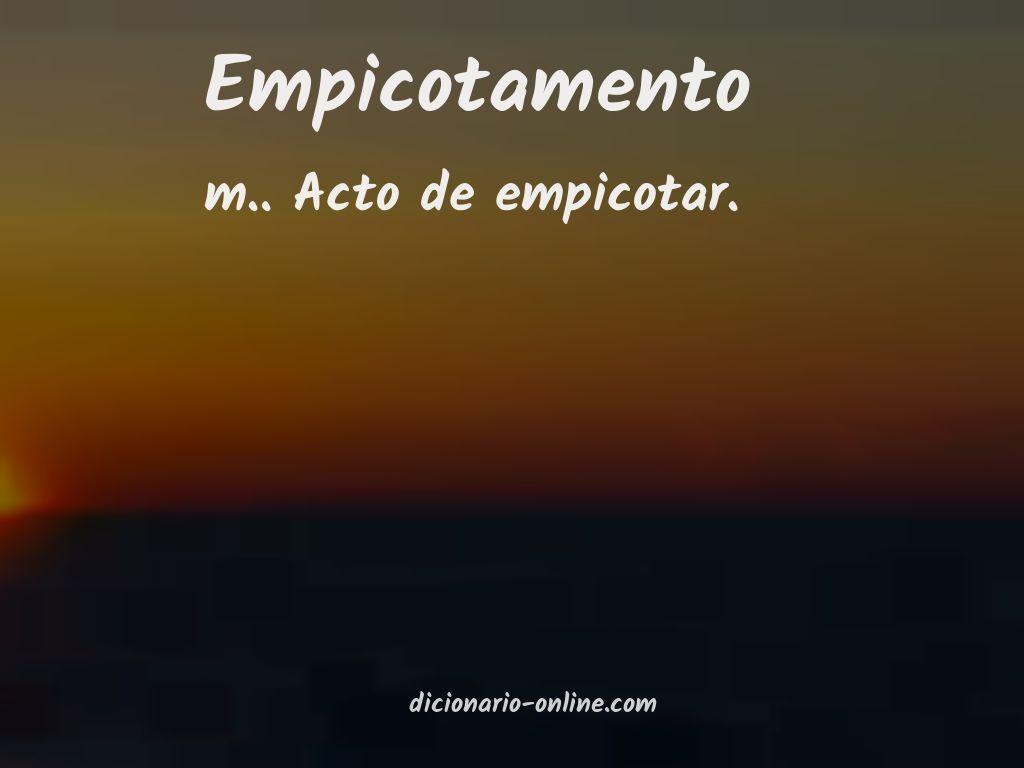 Significado de empicotamento