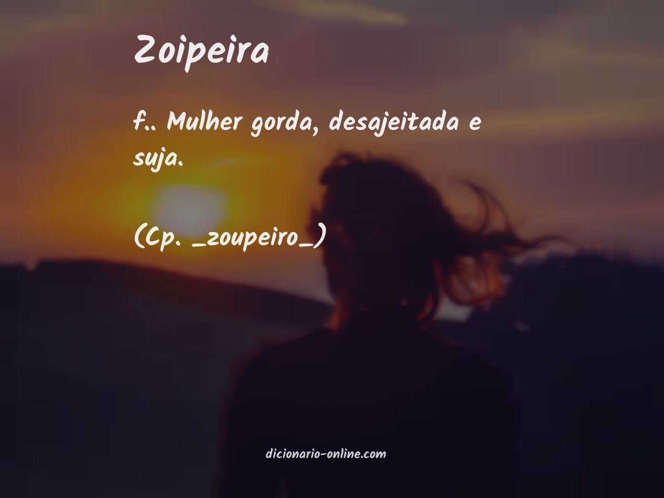 Significado de zoipeira