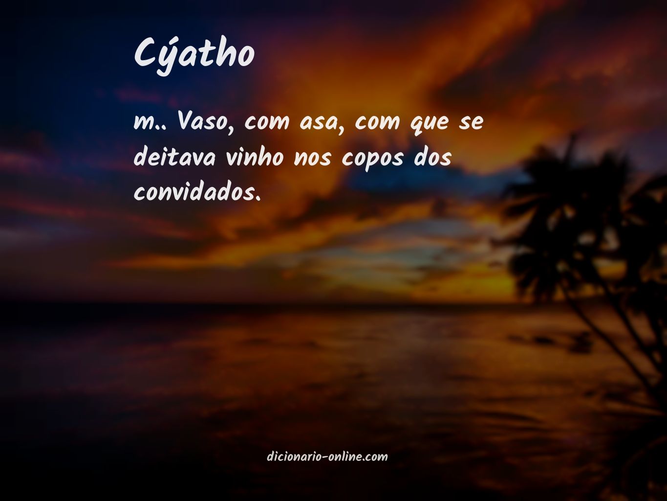 Significado de cýatho