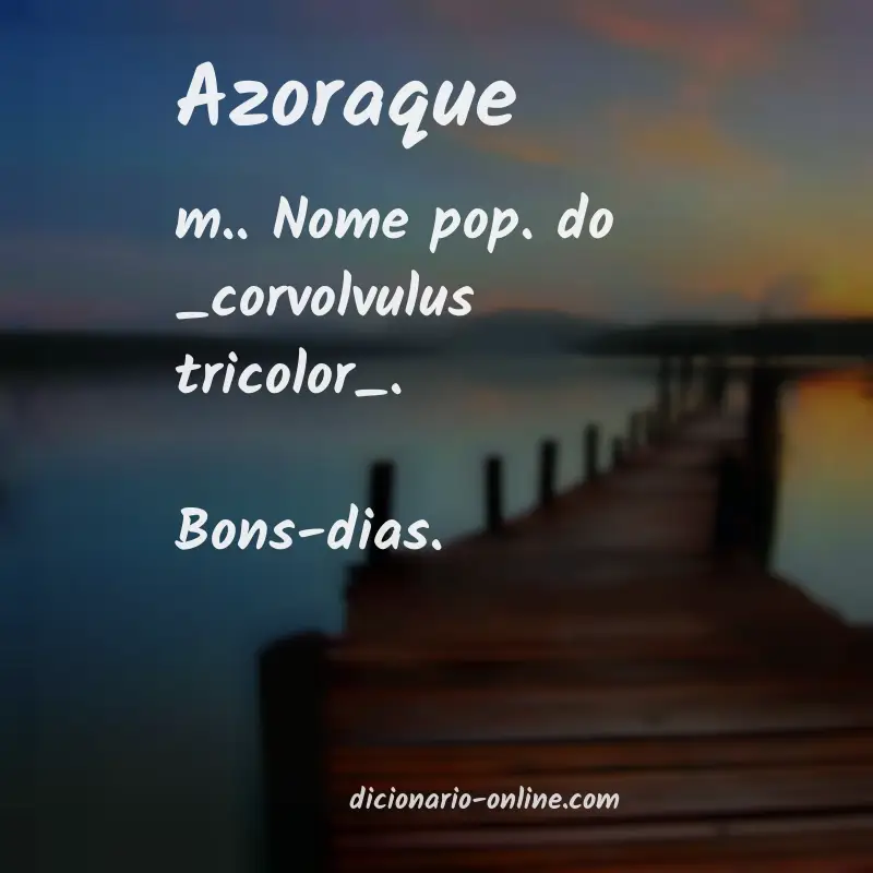 Significado de azoraque