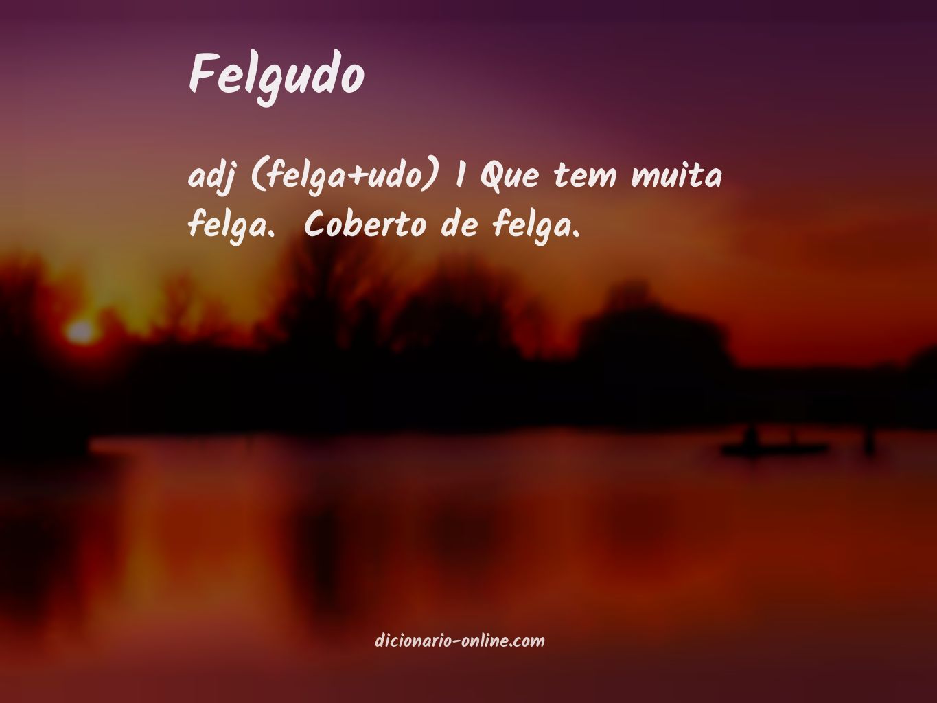 Significado de felgudo