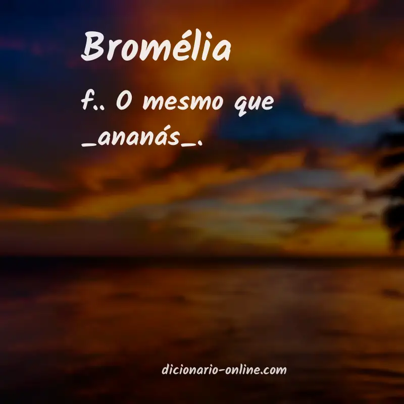 Significado de bromélia