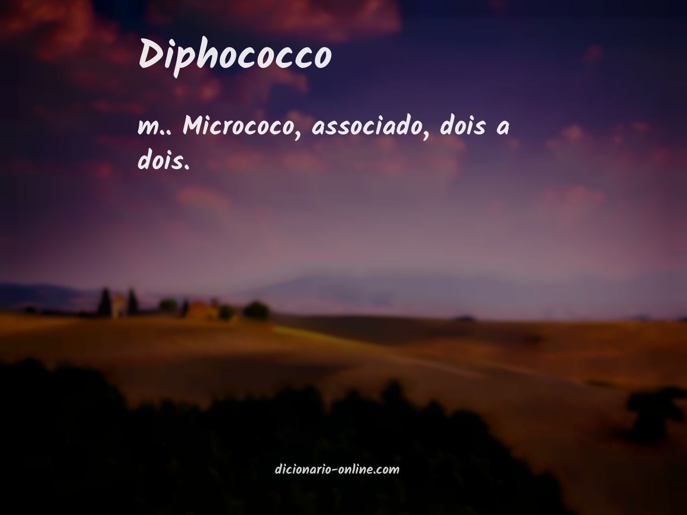 Significado de diphococco