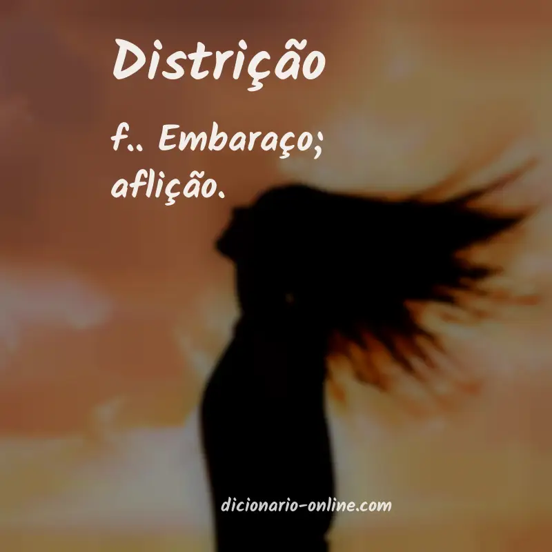 Significado de distrição