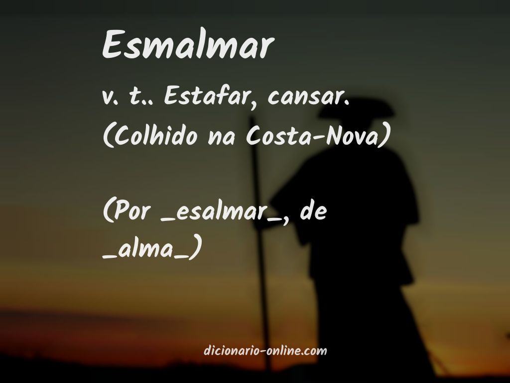 Significado de esmalmar