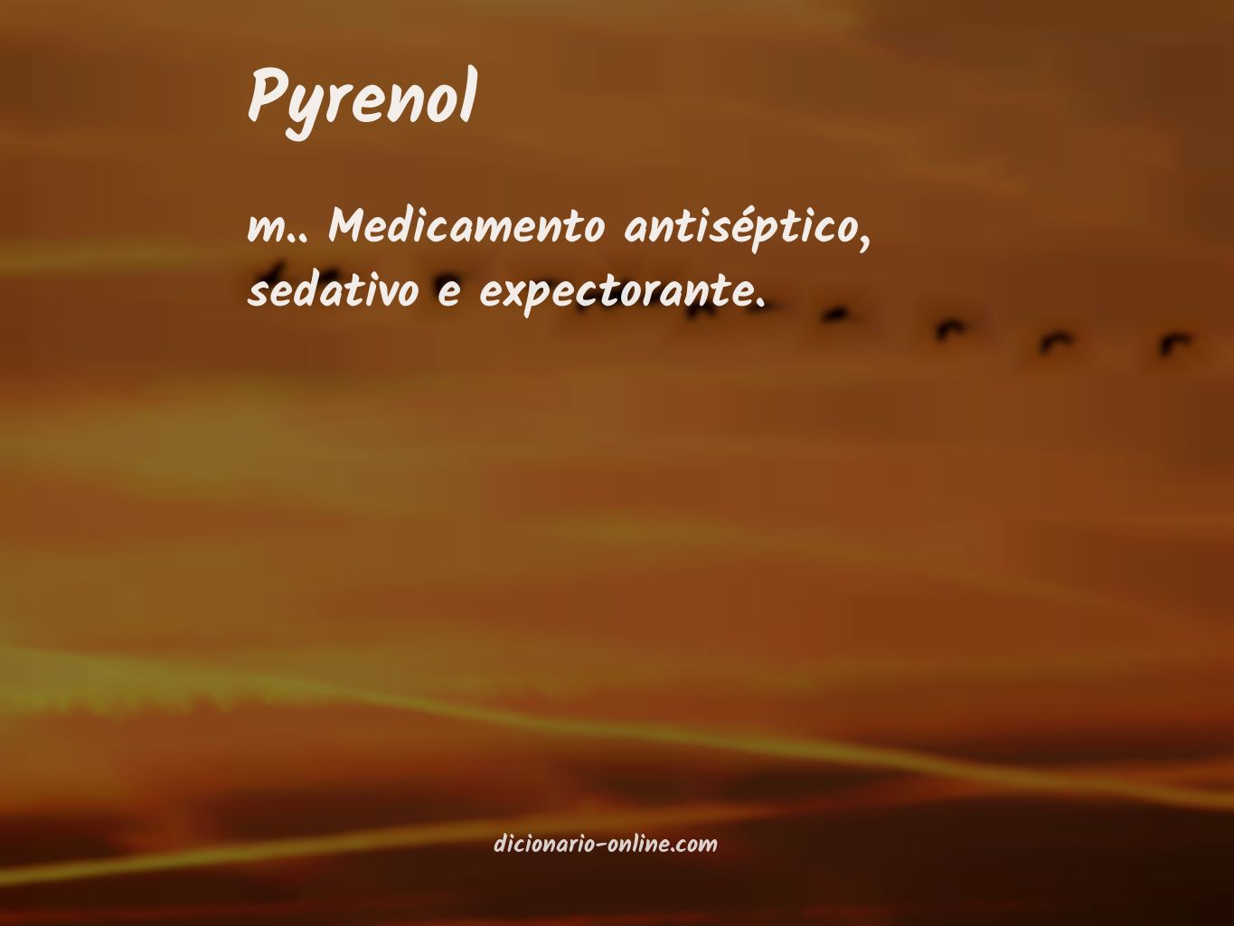 Significado de pyrenol