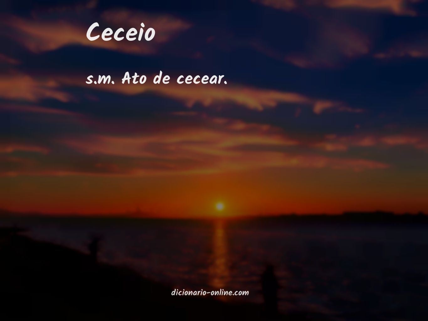 Significado de ceceio