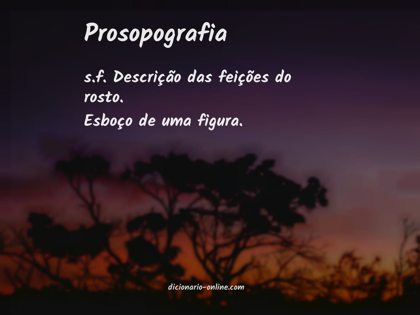 Significado de prosopografia