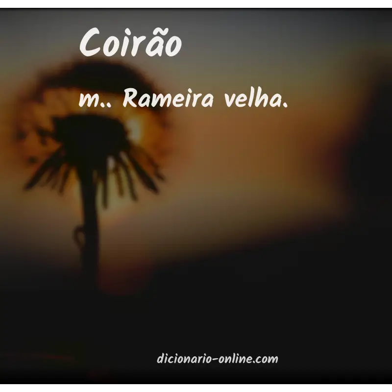 Significado de coirão