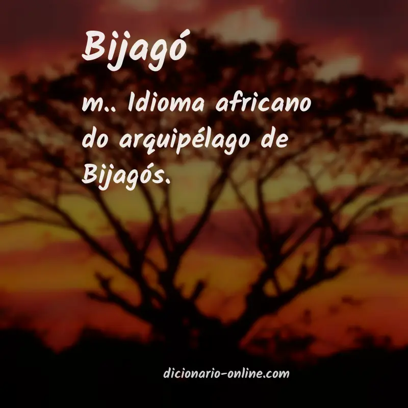 Significado de bijagó