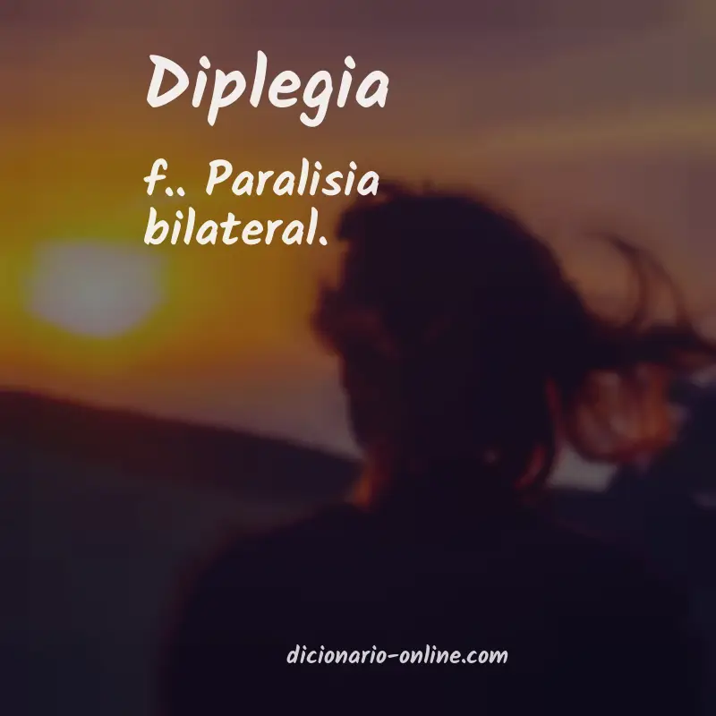Significado de diplegia