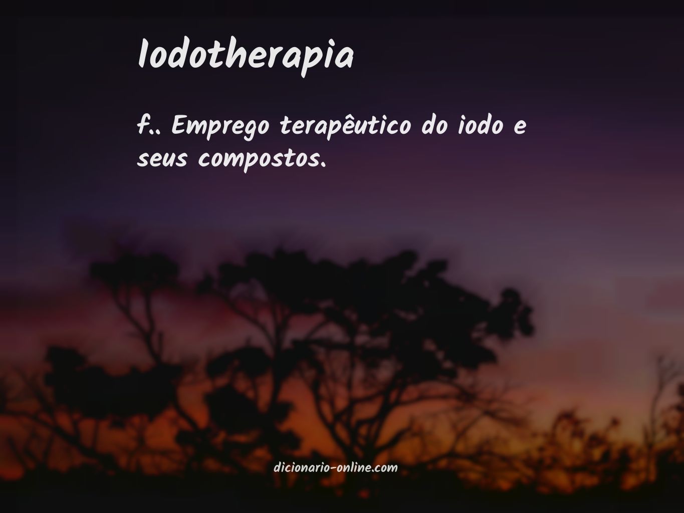 Significado de iodotherapia