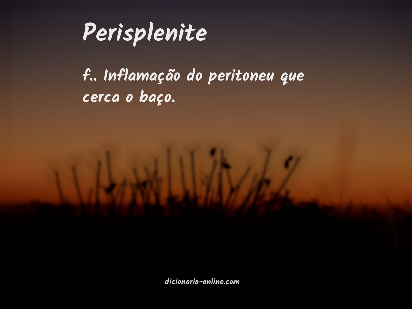 Significado de perisplenite