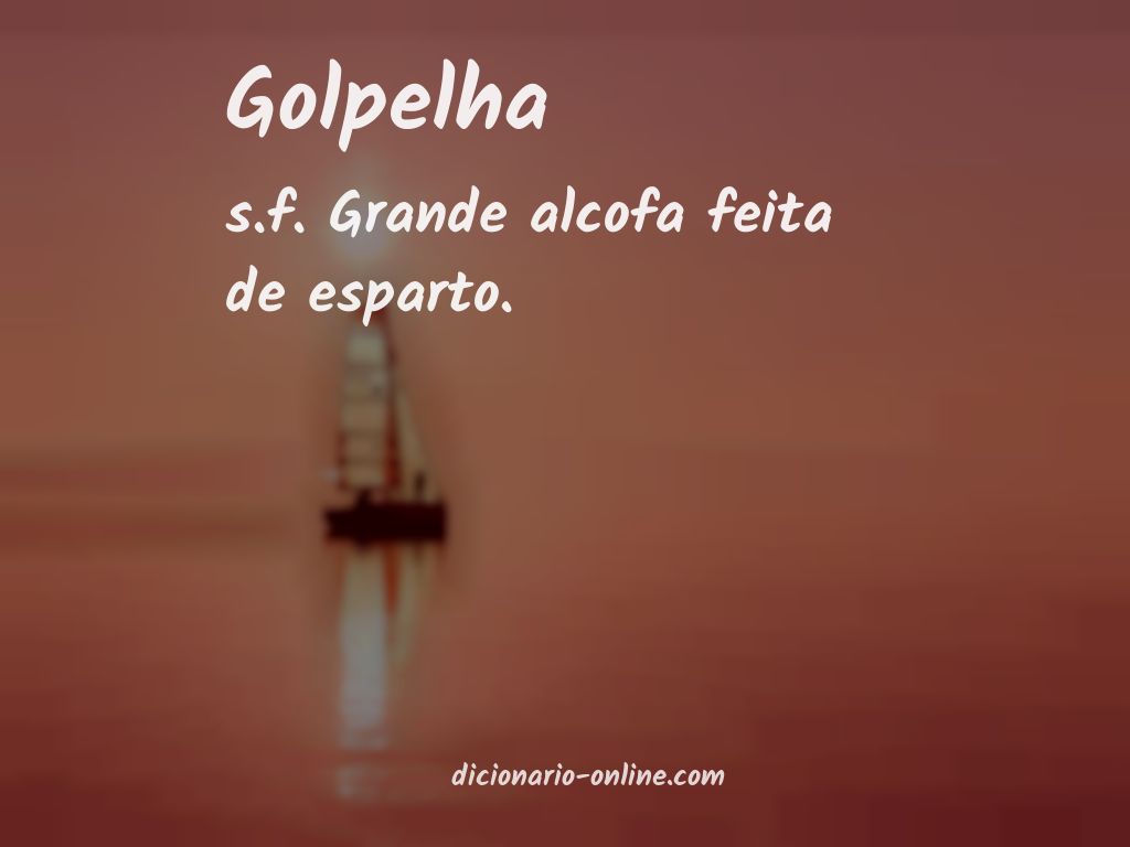 Significado de golpelha