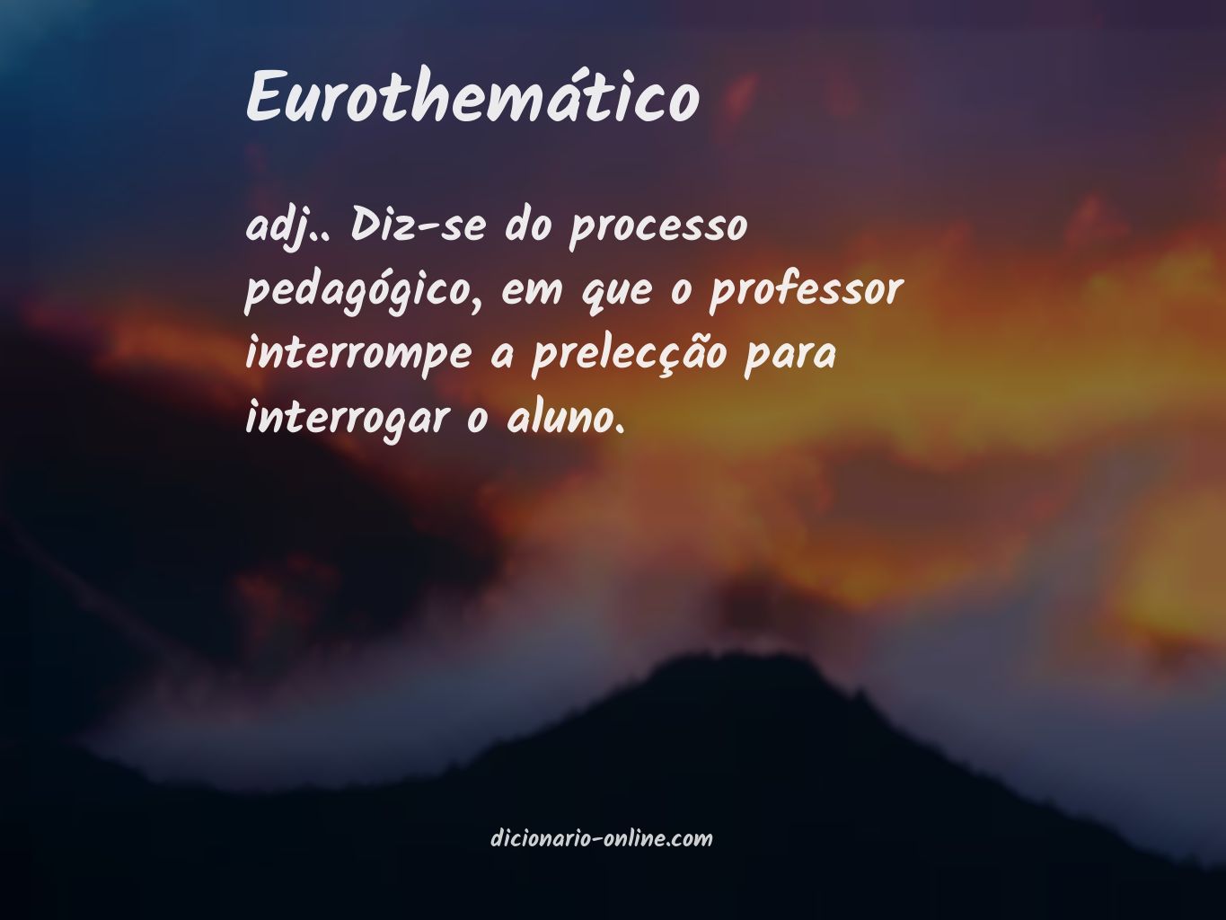 Significado de eurothemático