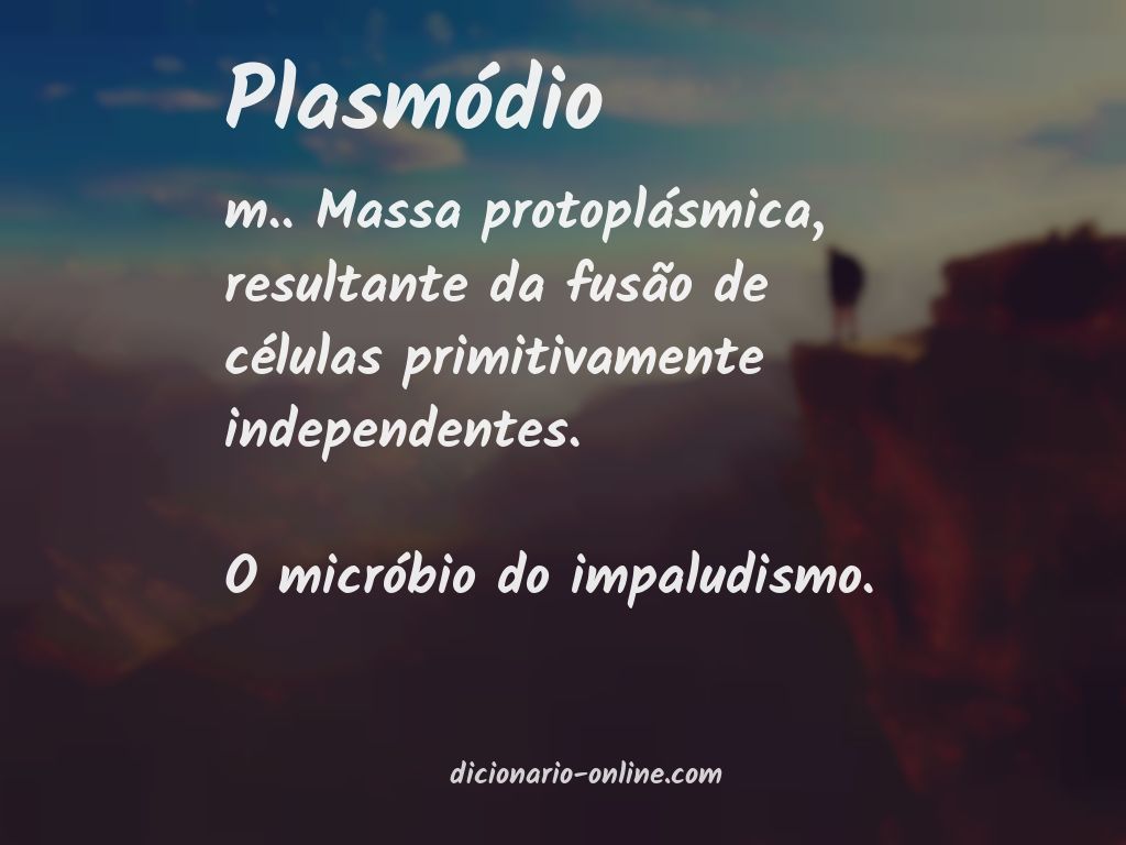 Significado de plasmódio