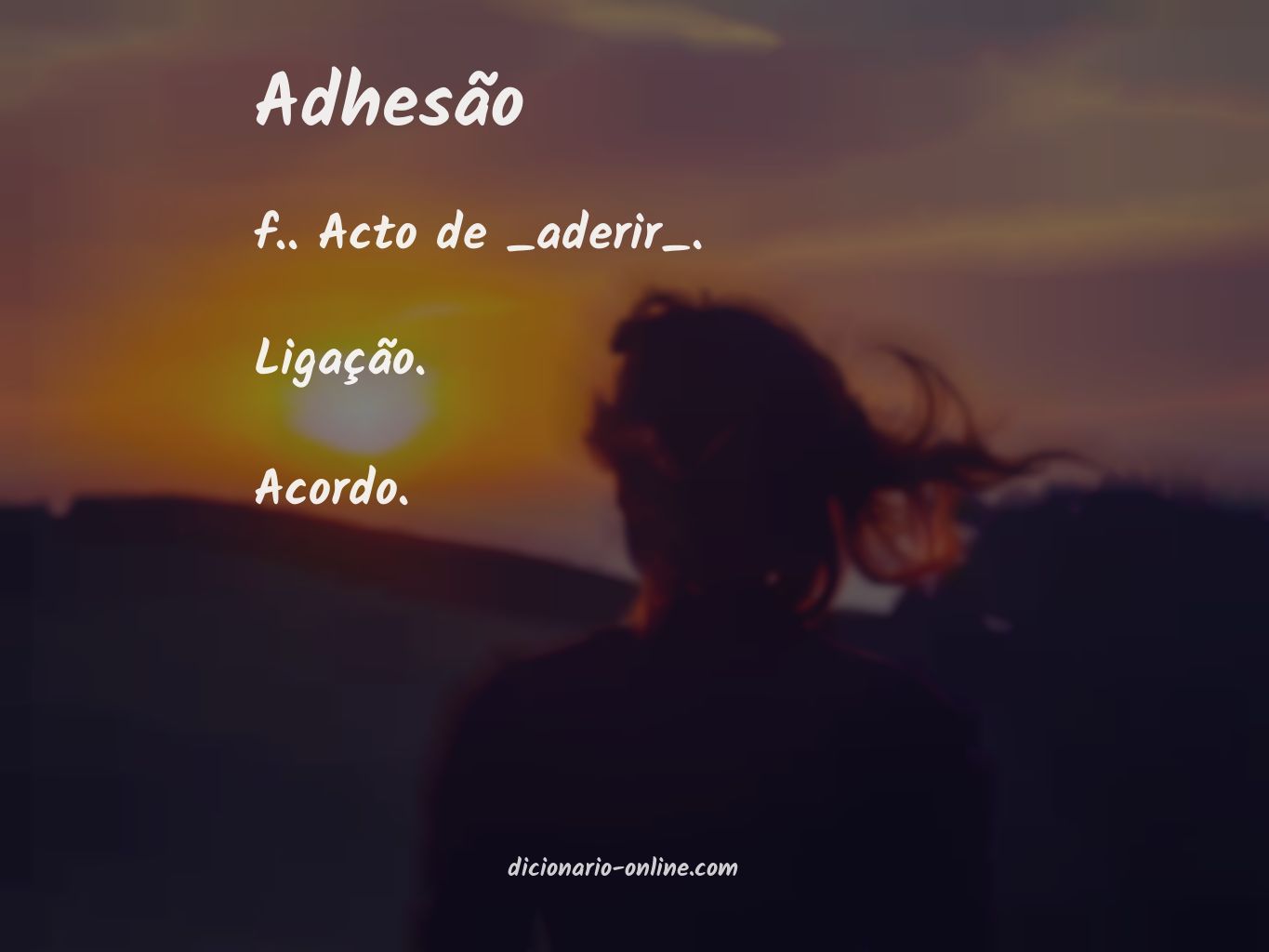 Significado de adhesão